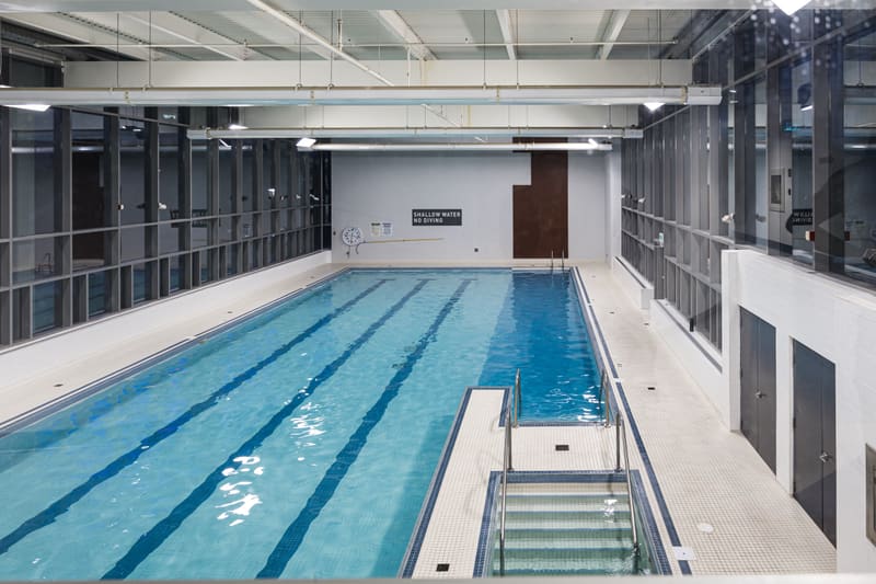 Indoor lap pool